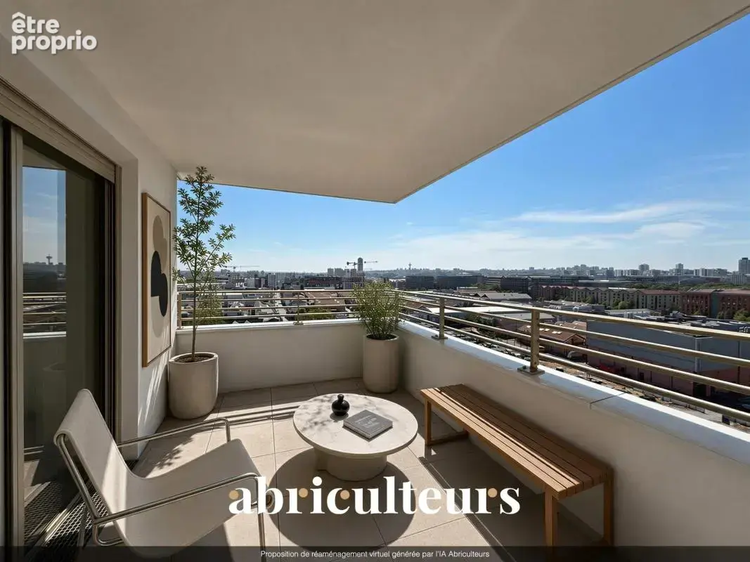 Vaste appartement de caractère 119 m² en immeuble d’architecte avec balcon et terrasse à Aubervilliers (93300) - photo 3