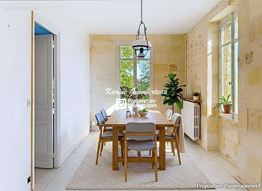 St Emilion : Majestueuse maison en pierre avec vue - photo 6