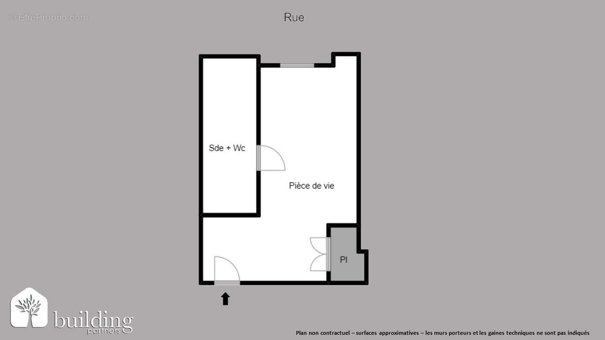 Ternes-Maillot Paris 17ème - Studette 8,9 m² - photo 2