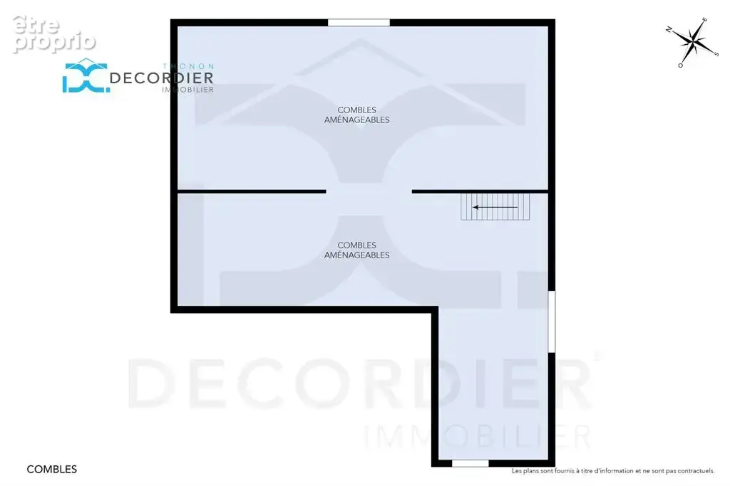 Orcier – maison mitoyenne avec fort potentiel, terrasse et vue montagne 81 m² et 105m² a amenager - photo 12
