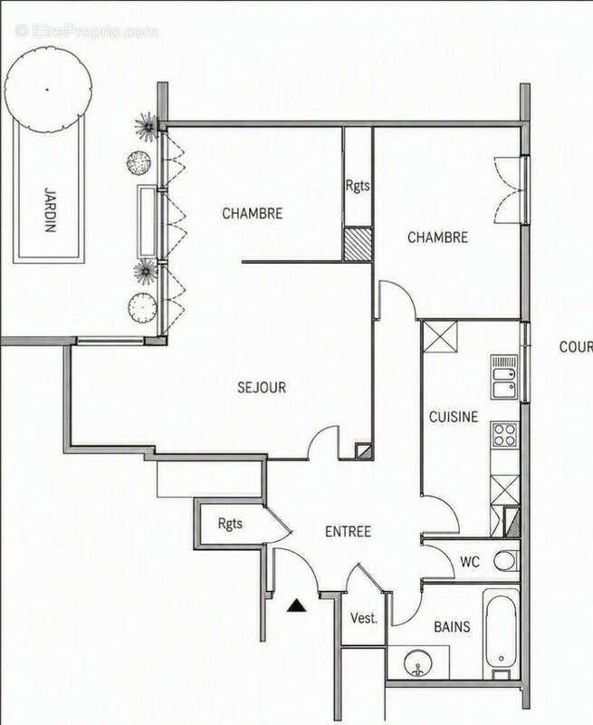Appartement à PARIS-17E