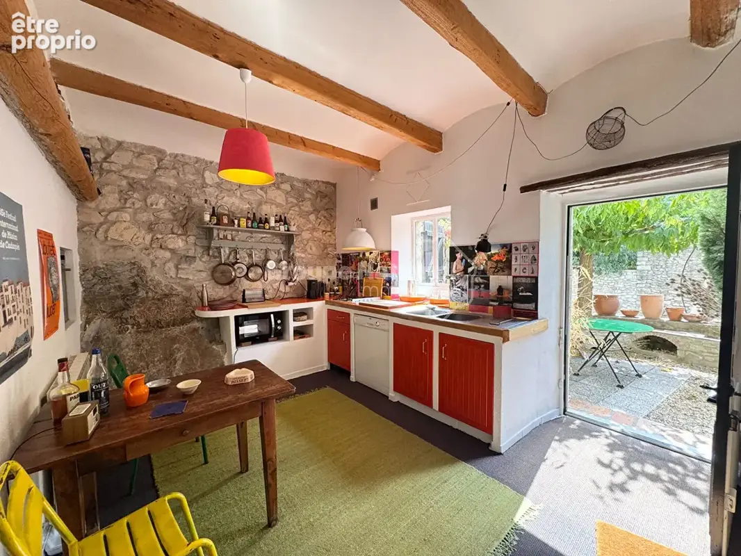 Maison en pierre Lussan, 125 m2 avec piscine - photo 4