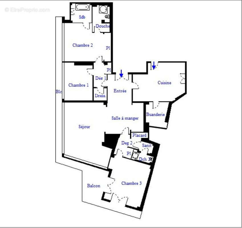 Appartement à PARIS-16E