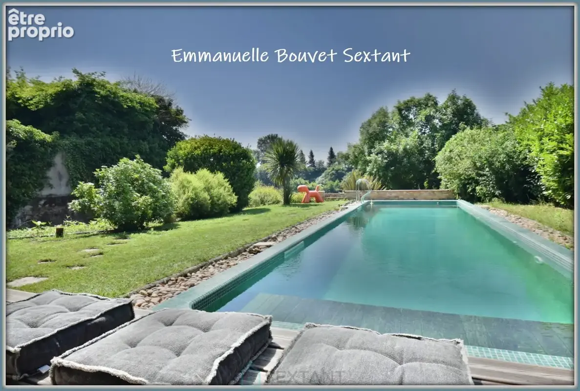 Superbe maison bourgeoise, proche Bergerac, très beaux volumes, jardin, garage, car-port, piscine, solarium, accès voie verte - photo 31