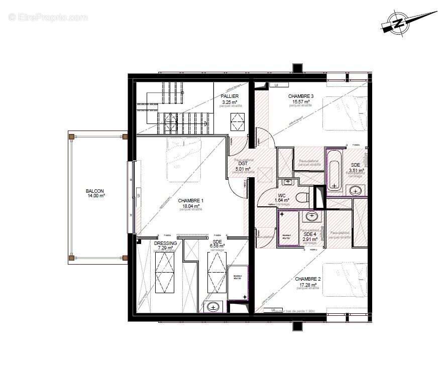 HOSSEGOR PLAGE  Appartement/Villa d'exception avec jardin privatif  175 m²  4 suites  Rénovation 2025 - photo 19