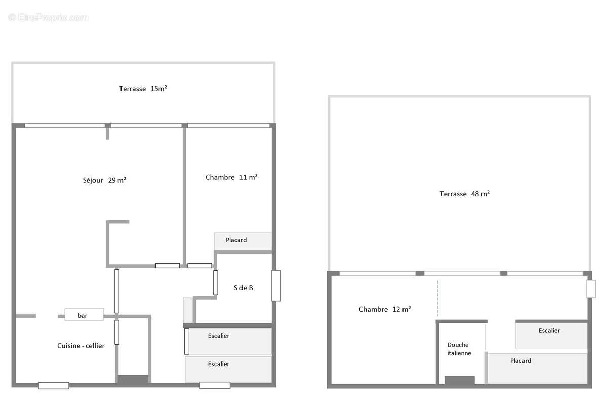 Duplex toit terrasse vue mer et ville - photo 13