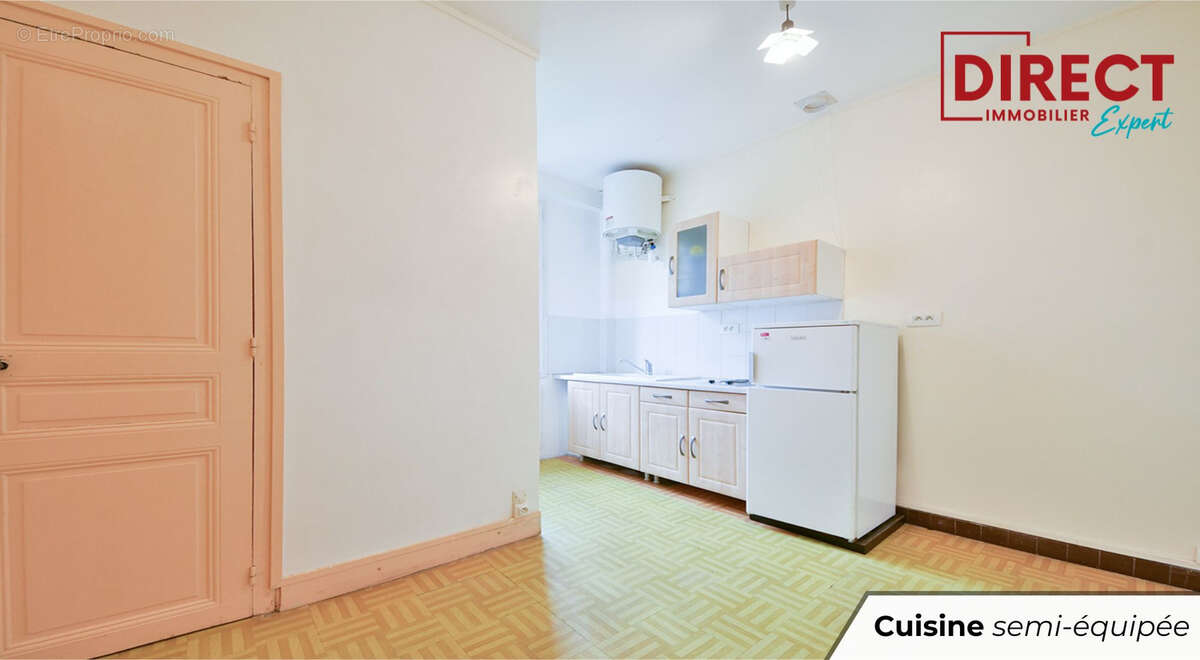 Centre-ville : studio 24m2 + cave - photo 4