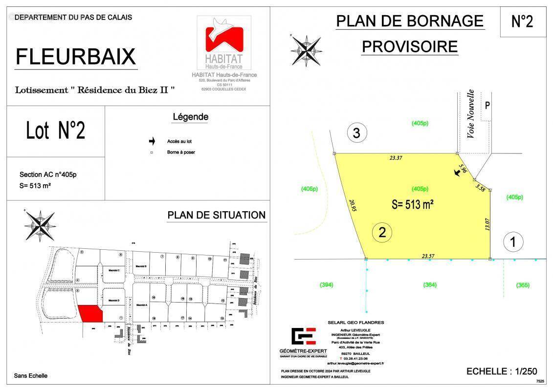 Terrain à FLEURBAIX