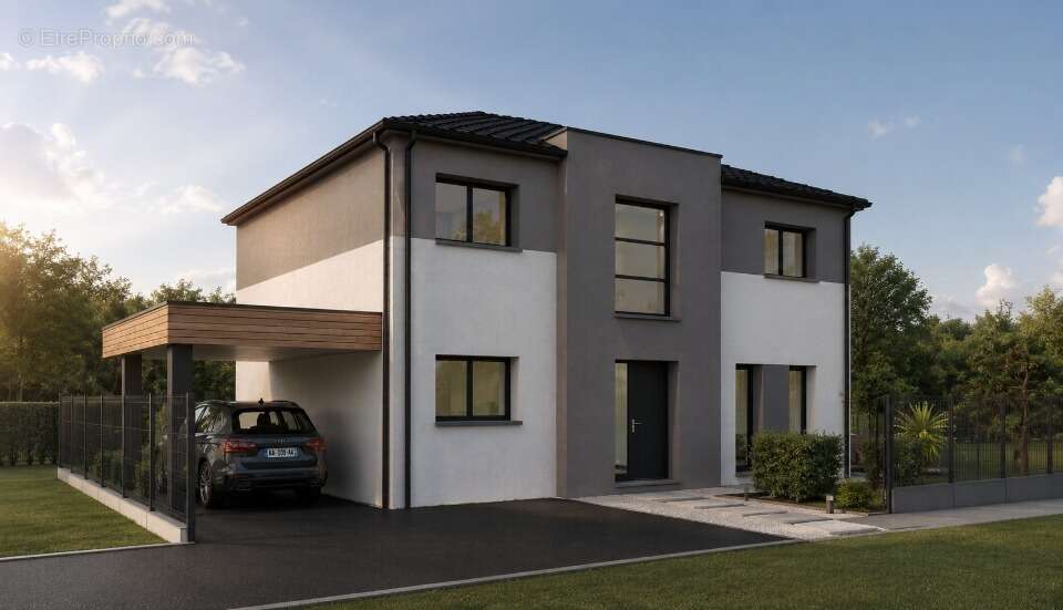 Terrain 453 m² à Camphin-En-Carembault  - photo 3