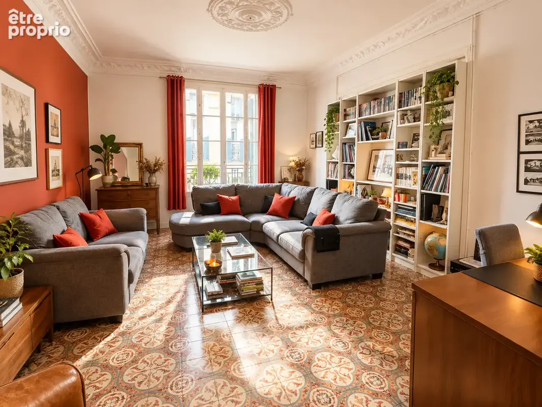 T6 184 m2 Art Déco, Parfait état, 4 chambres, Ascenseur - Haute Ville - photo 2