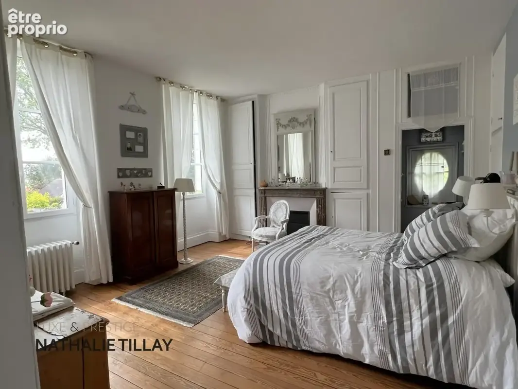 Saint-Jean-le-Blanc, proche Orleans, à vendre, maison de Maitre du XIXème de 423 m² habitables, avec piscine, parc arboré de 4 6 - photo 18