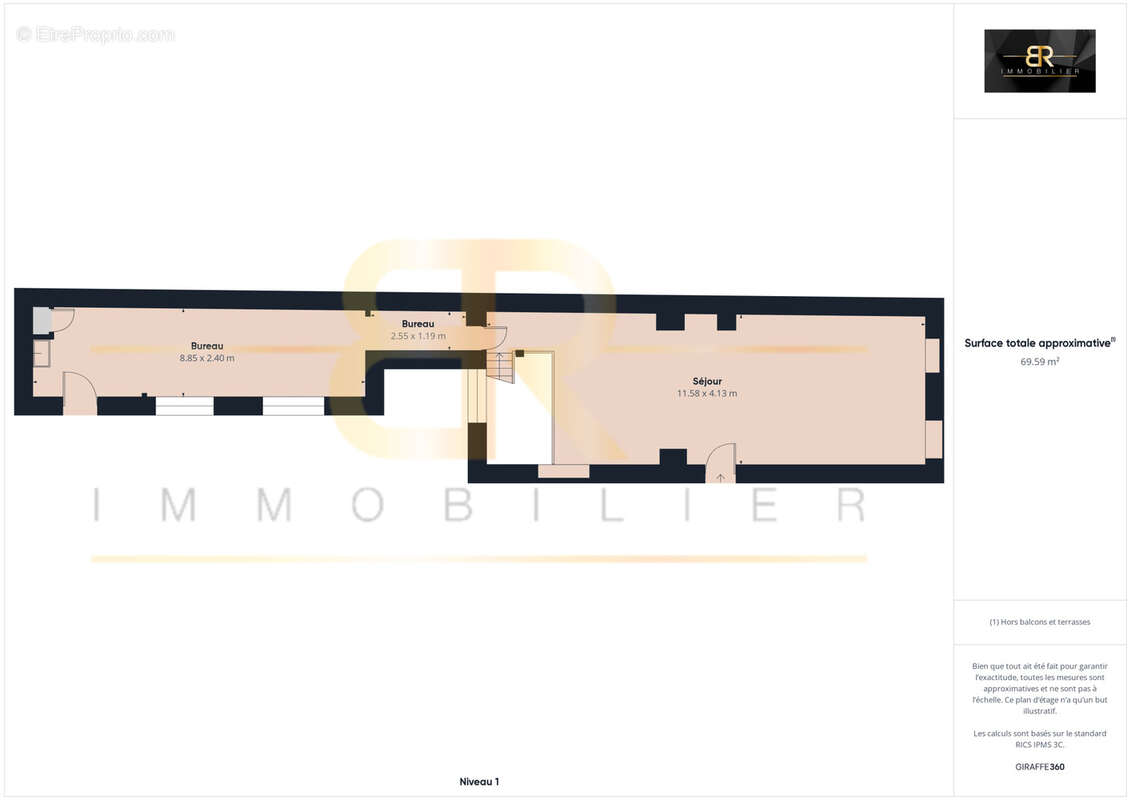 Appartement à PARIS-10E