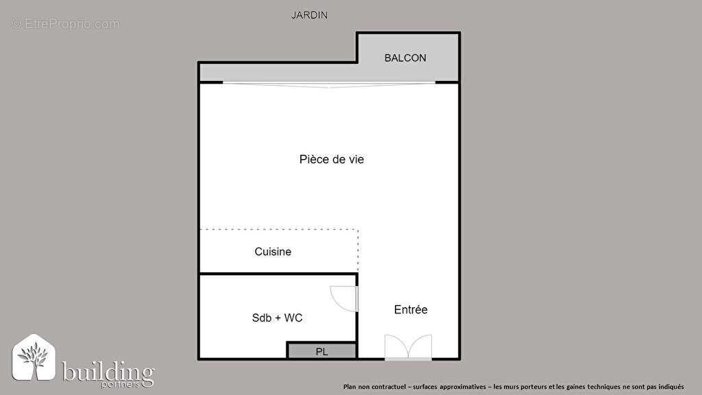 Paris 16ème - Pompe - Studio - 18,76 m² avec balcon - vue dégagée - photo 2