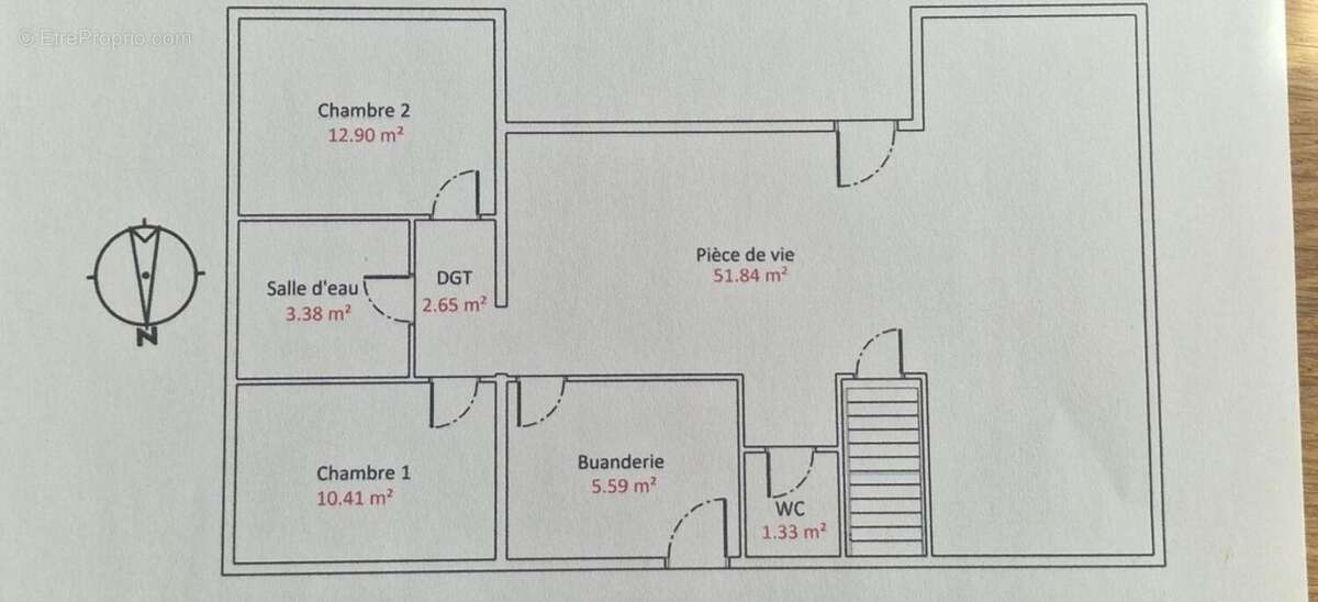 A vendre Bretagne-Finistère sud-Tréboul-Maison-sous-sol-garage-jardin - photo 16