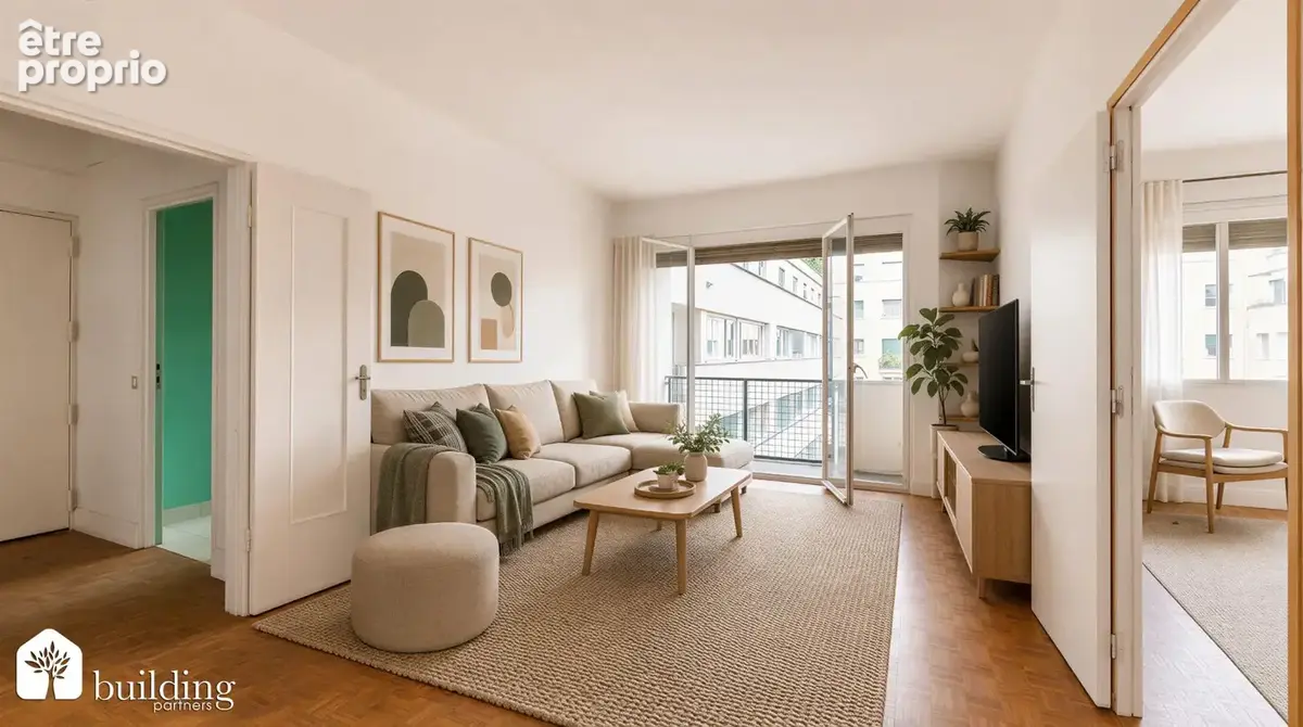Ternes-Maillot Paris 17ème - Appartement 4 pièces 68,98 m² avec 2,15 m² de balcon - photo 2