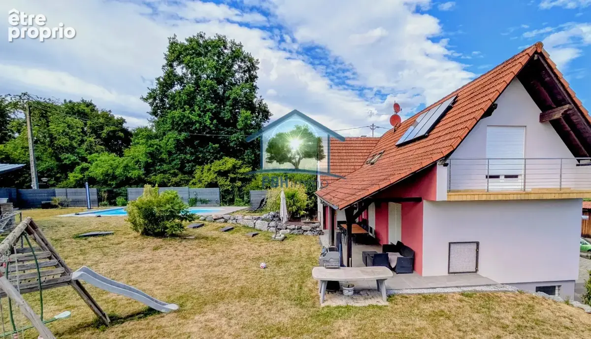 ZUTZENDORF (67) - Propriété avec Maison 172m2  et Piscine  + Maisonnette  F1/2 42m2 sur 9.50 ares - photo 2