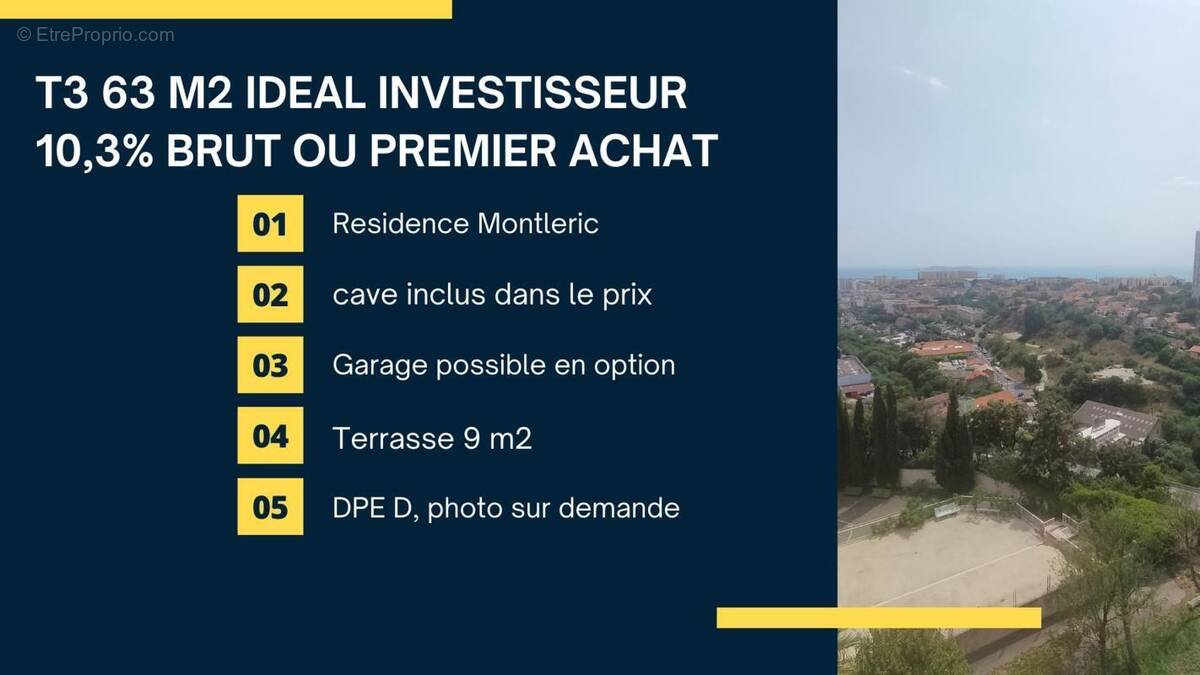 Appartement à MARSEILLE-15E