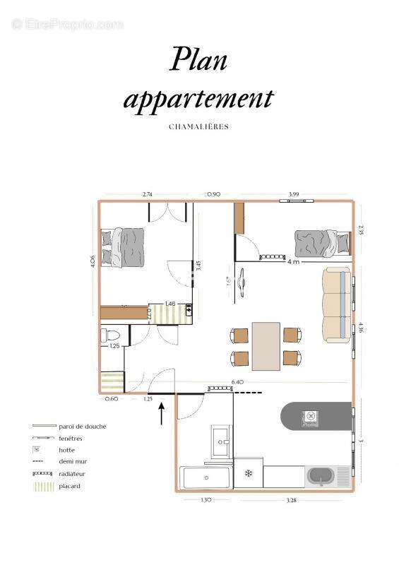 Appartement à CHAMALIERES