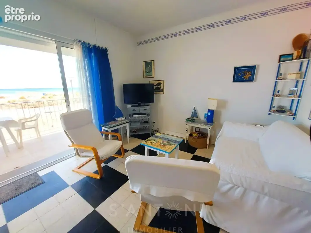 Vieux marseillan plage  front de mer - vue mer, t3, terrasse, parking - photo 15