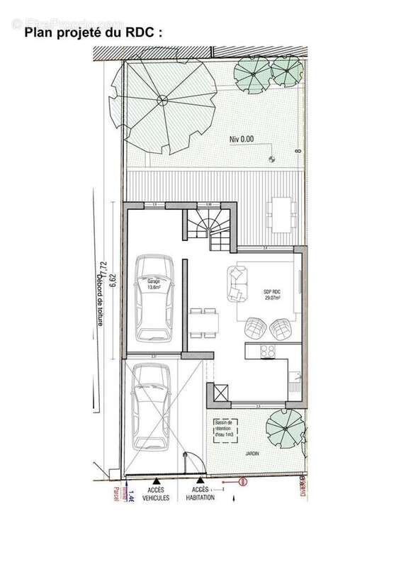 Terrain à BOIS-COLOMBES