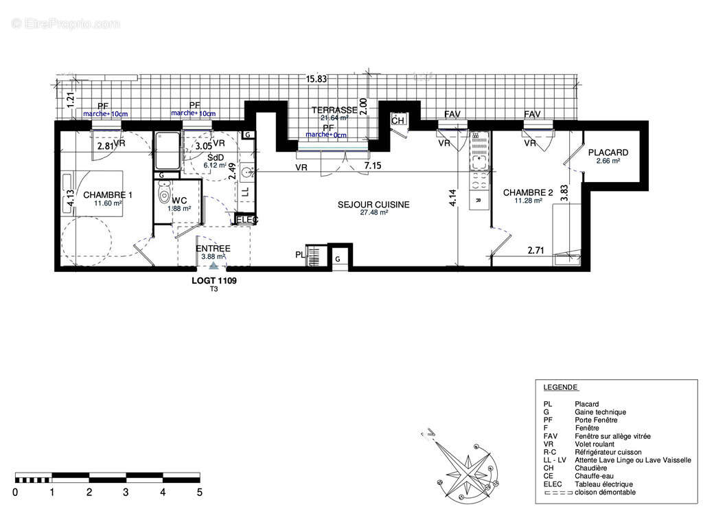 Appartement à HONFLEUR