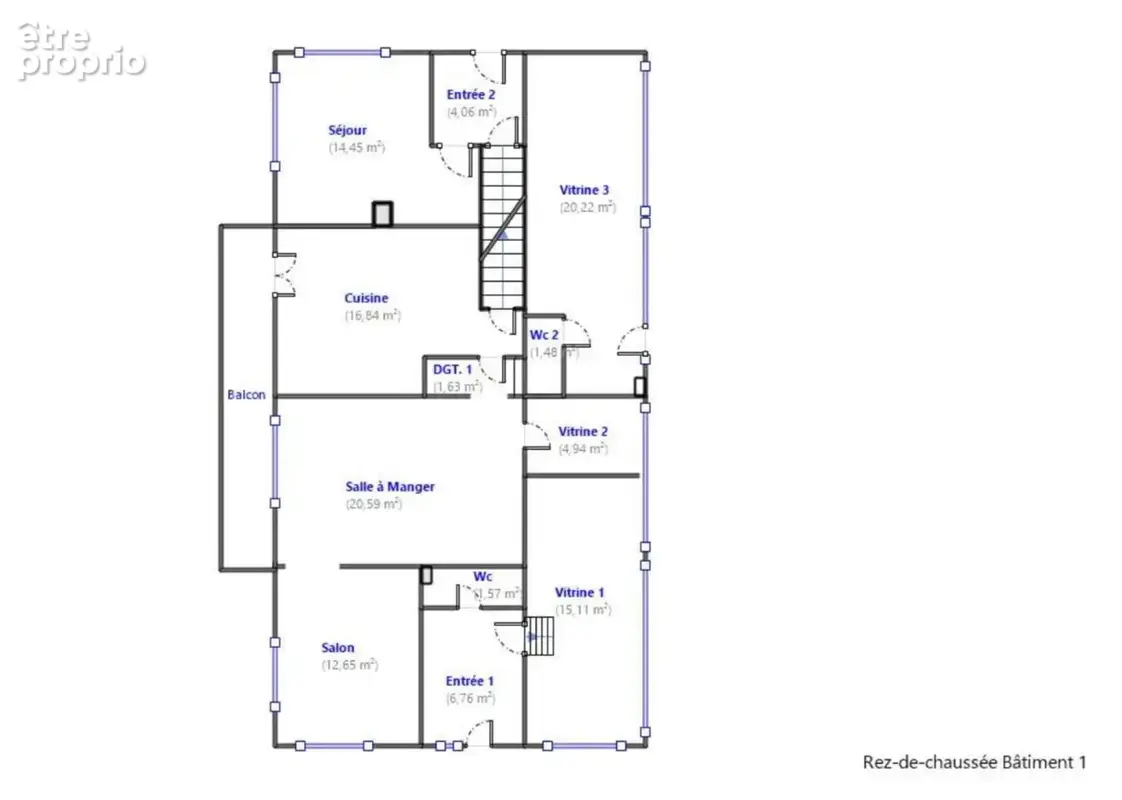 Immeuble 246m2 sur 5,82m2. - photo 4