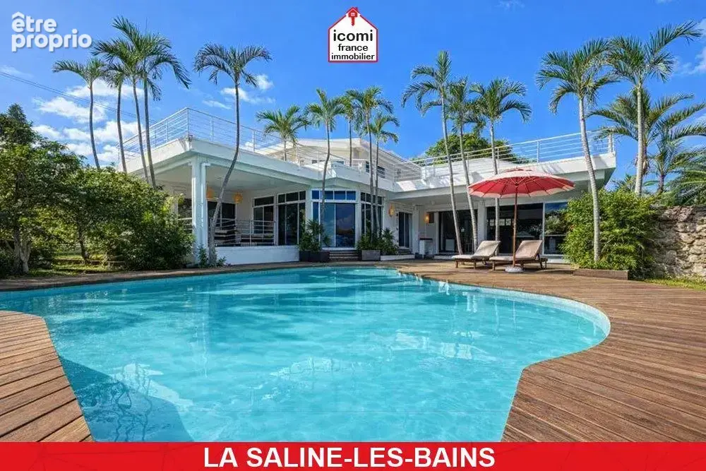 La reunion - la saline-les-bains (97434) - a vendre - villa de 470 m² avec deux studios independants - vue mer panoramique - pre - photo 3