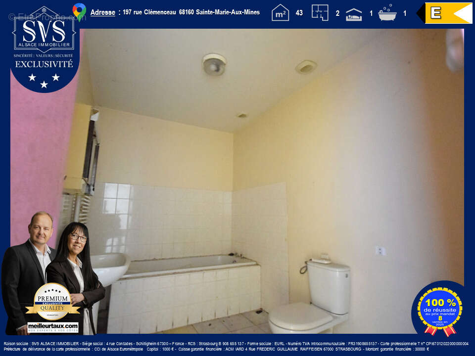 Appartement à SAINTE-MARIE-AUX-MINES