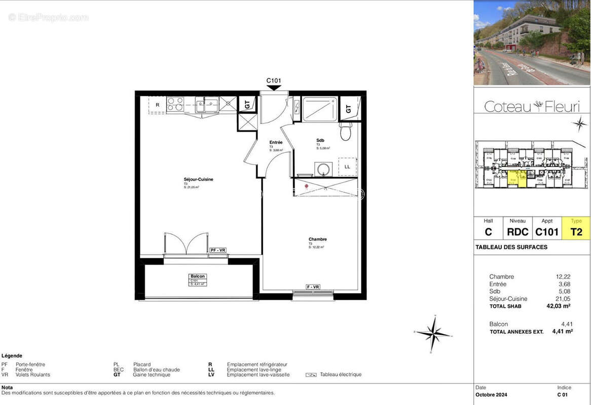 Appartement à LE HOULME