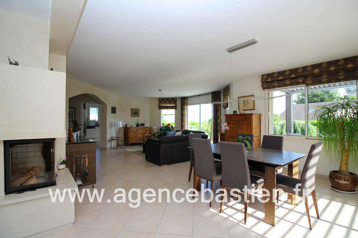 CESSY   Tutegny  Superbe villa de 182 m2 (205m2 au sol) avec piscine chauffée, terrain de 1 146 m2, vue Mont- - photo 5