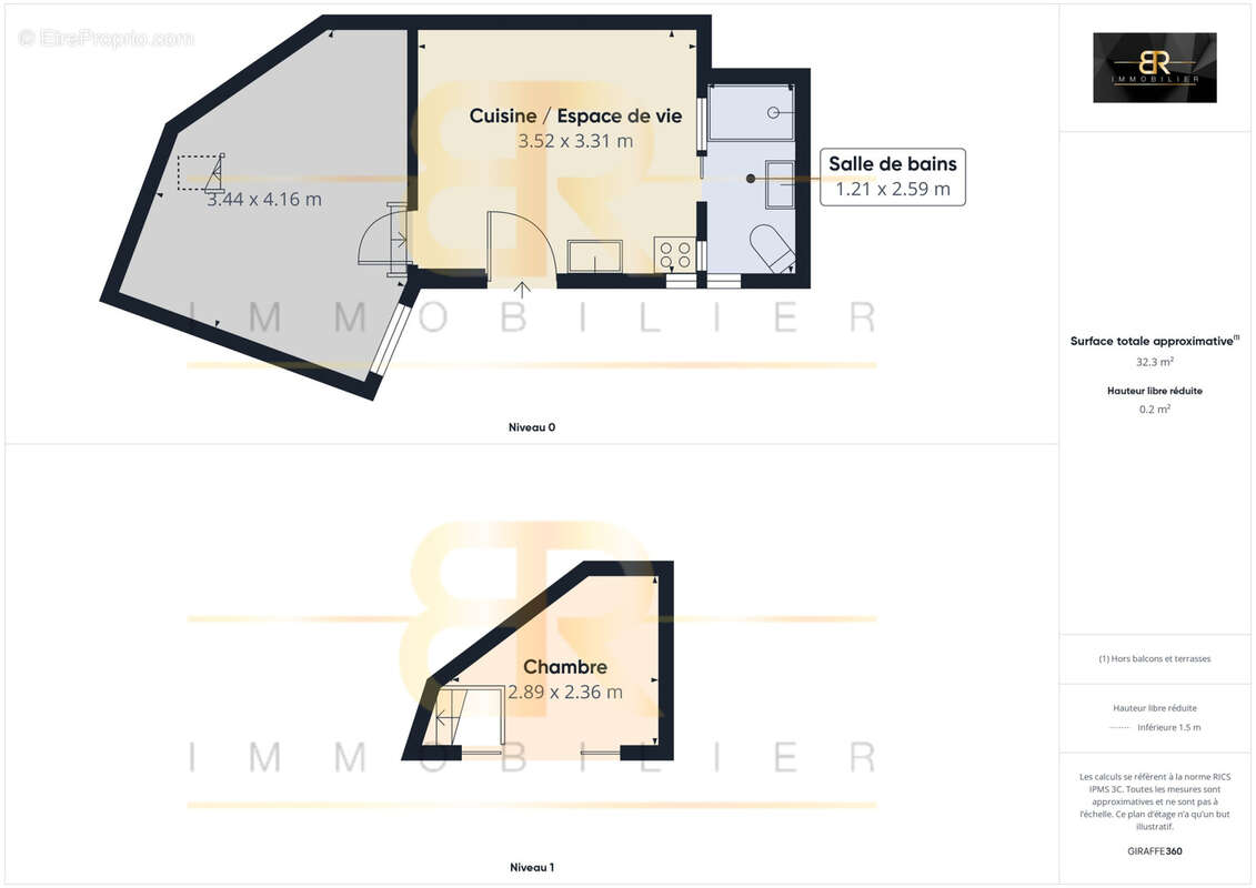 Appartement à PARIS-20E