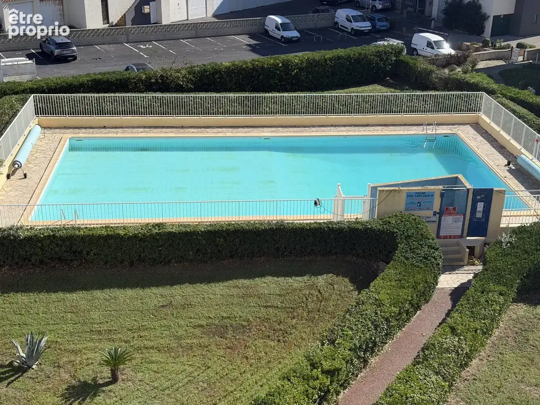 Le barcarès   front de mer   t2 vue mer avec piscine, accès direct plage et parking privatif - photo 9