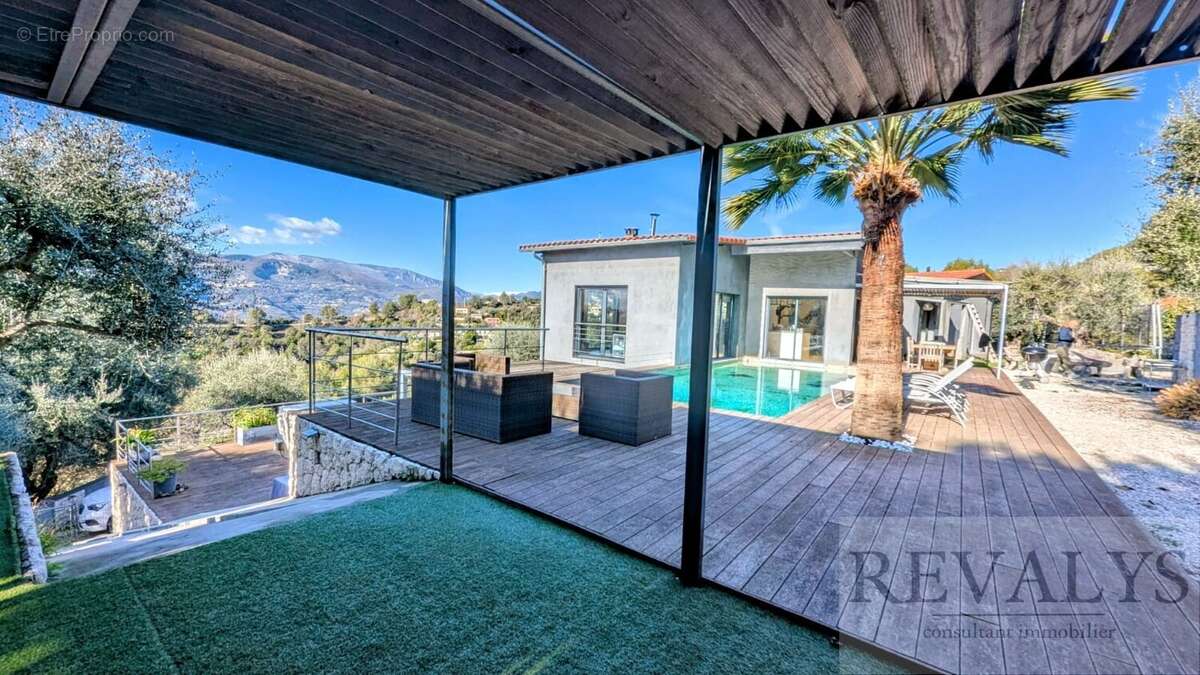 Alpes maritimes (06) nice - a vendre villa et piscine - photo 3