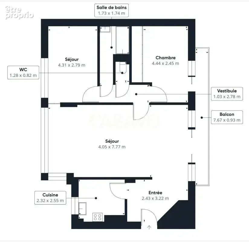 Vente Appartement 3 pièces de 78m² - 92210 Saint-Cloud - photo 3