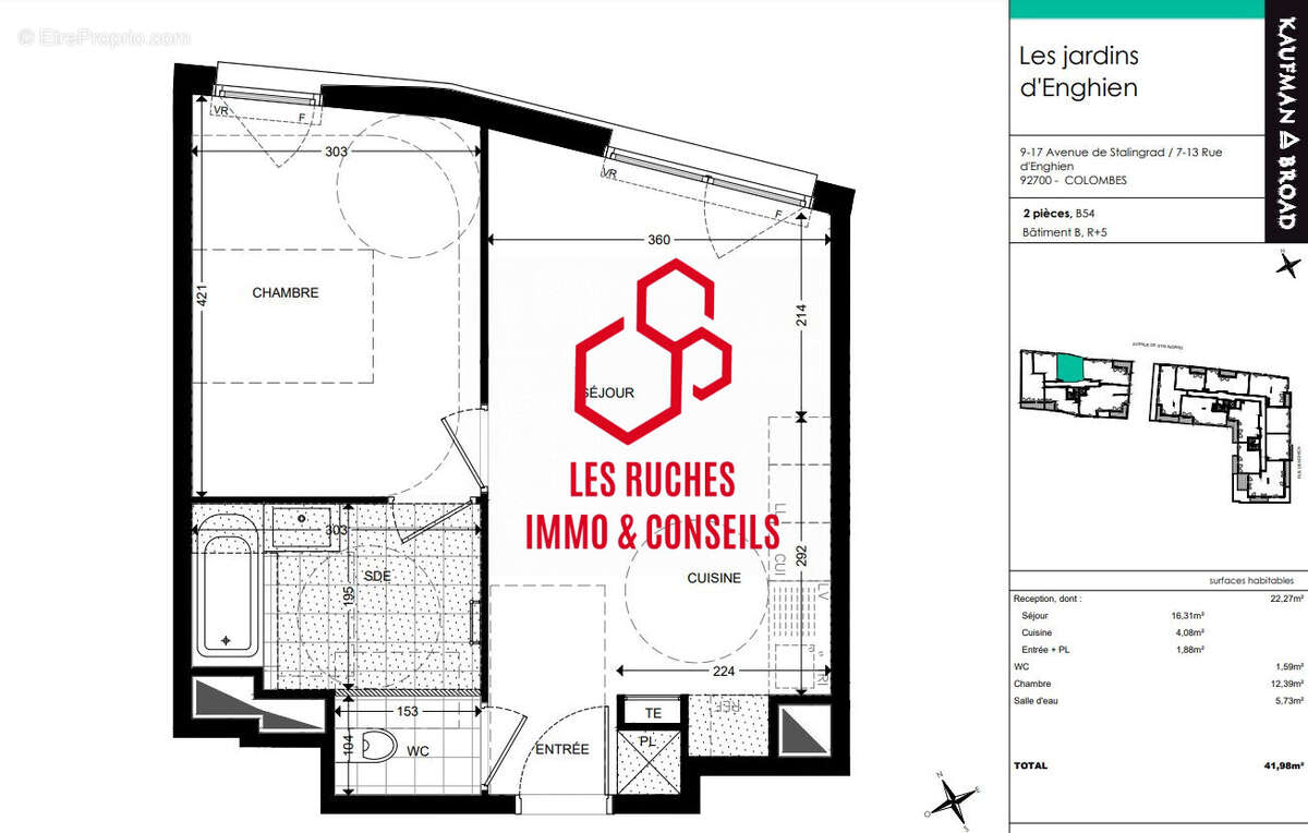 Appartement à COLOMBES