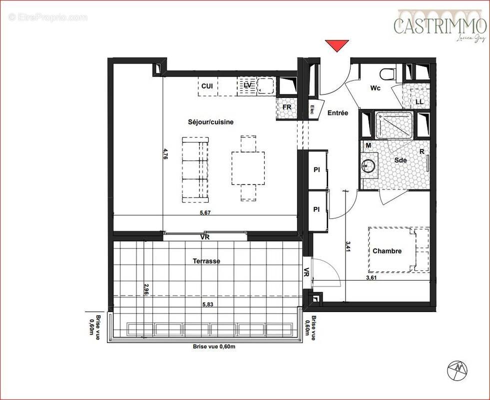 Appartement à BAILLARGUES