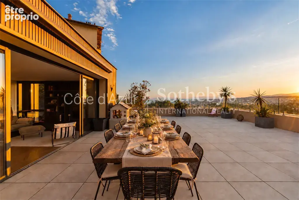 Nice Observatoire appartement villa avec jardin, piscine et vue mer panoramique - photo 2