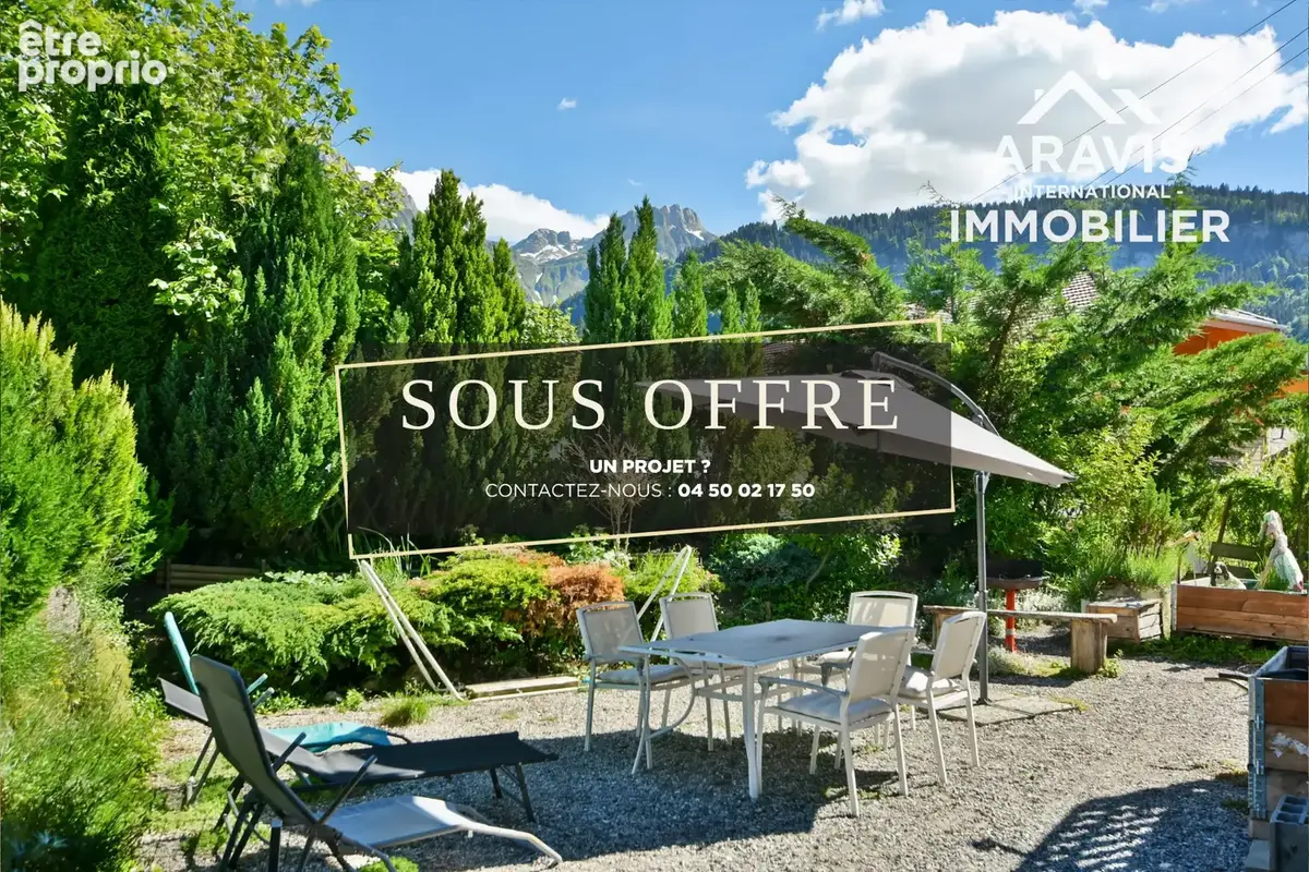 Apparemment avec jardin et terrasse donnant sur le Bargy - photo 4