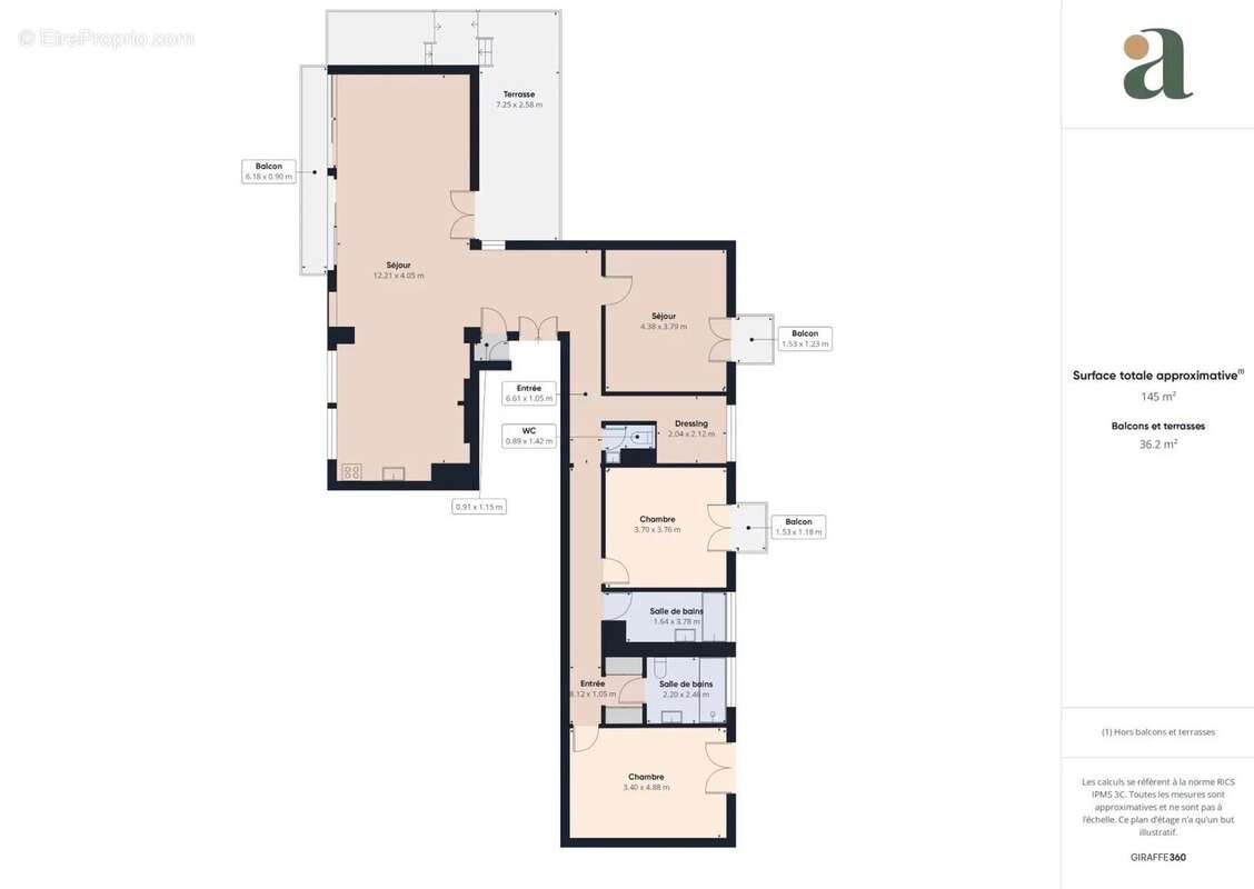 Appartement à PARIS-16E