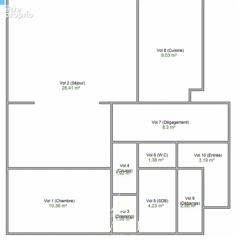F3 de 72m2 avec BALCON et Parking - VUE PARC - photo 8