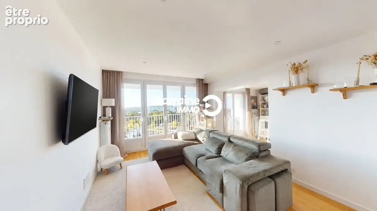 Lorient sud - appartement t4 renove avec balcon et vue degagee - photo 5