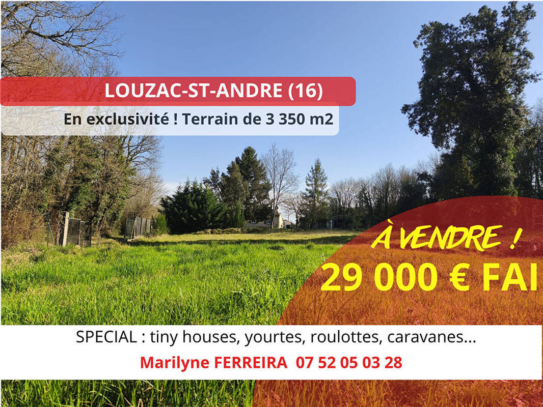 Terrain à LOUZAC-SAINT-ANDRE