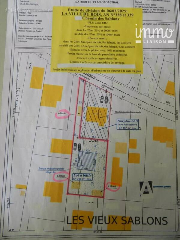 Terrain à LA VILLE-DU-BOIS