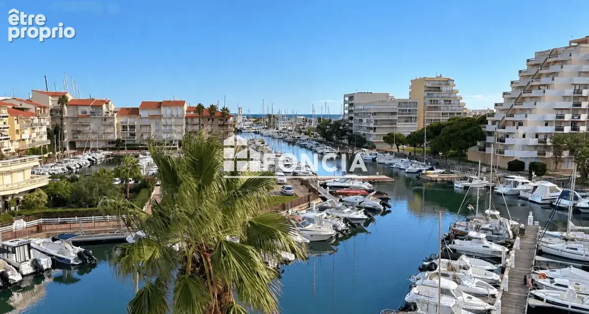 Canet-port / marina – duplex t3 – dernier étage – 2 terrasses – vue marina – parking privatif - gararge sus - photo 12