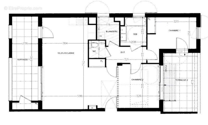 Appartement à MAUGUIO