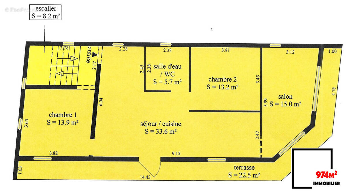 Appartement à SAINT-ANDRE