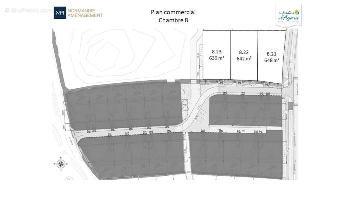 Terrain à CHERBOURG-OCTEVILLE