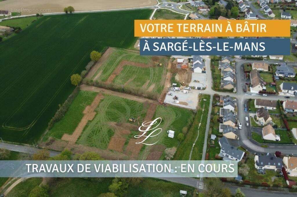 Terrain à SARGE-LES-LE-MANS