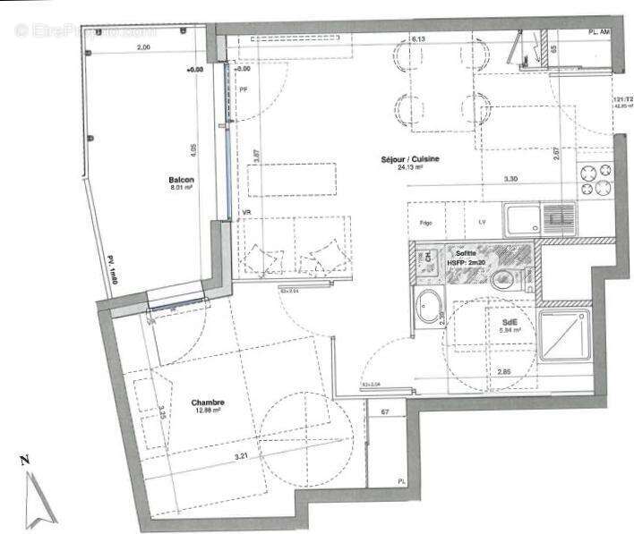 Appartement à FONTAINE-LES-DIJON