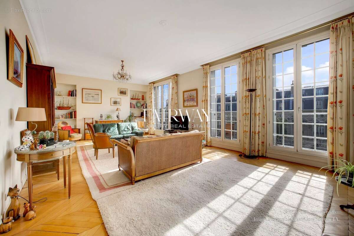 Duplex de Standing 4 Chambres 214m² carrez Paris 17ème Ternes Dernier Étage & Large Balcon Ensoleillé - photo 4